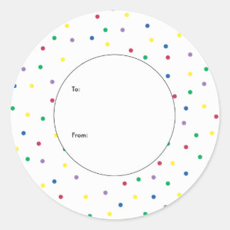 Colorful Mini Gift Tag