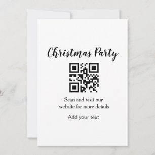 Colorful minimal add your text picture name invitation
