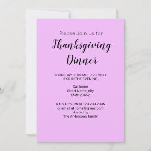 Colorful minimal add your text picture name invitation