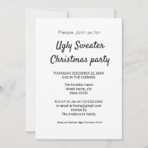 Colorful minimal add your text picture name  invitation