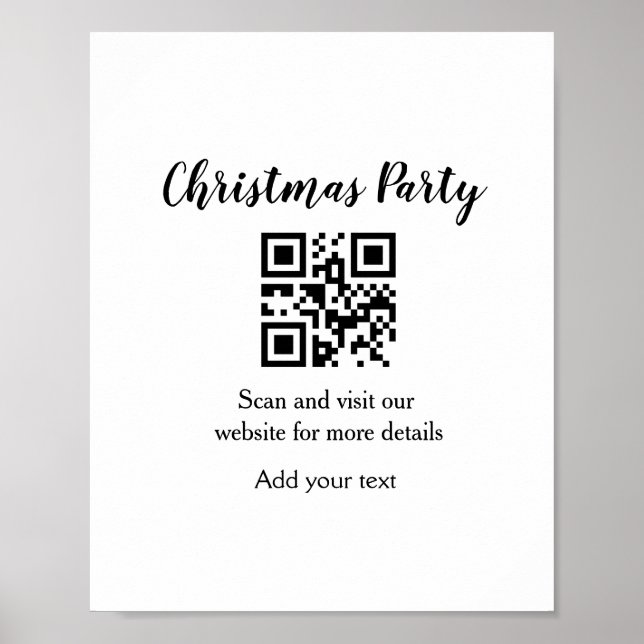 Colorful minimal add your text picture name  poster (Front)