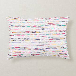 Colorful Minimal Line Pattern – Modern Seamless Accent Pillow