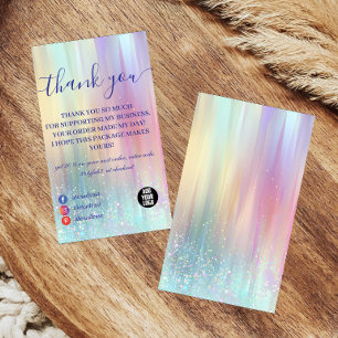 Colorful Minimal Professional Thank You Card