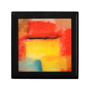 Colorful Minimalist Abstract Artwork Gift Box