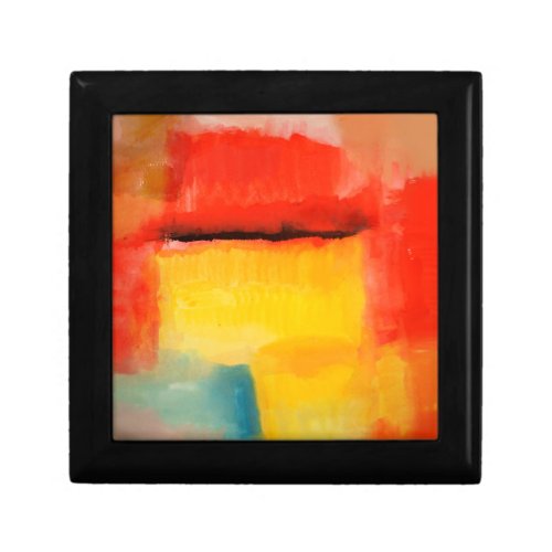 Colorful Minimalist Abstract Artwork Gift Box