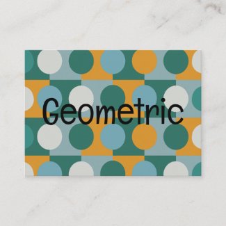 Colorful Minimalist Contemporary Geometric Pattern