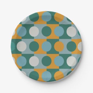 Colorful Minimalist Contemporary Geometric Pattern