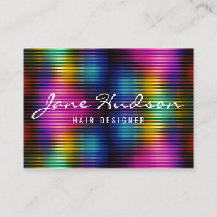 Colorful Minimalist Elegant Design Business Card