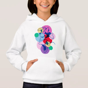 Colorful Minnie Mouse Modern Pop Art Hoodie