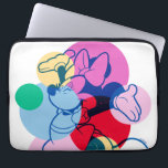 Colorful Minnie Mouse Modern Pop Art Laptop Sleeve<br><div class="desc">Bold, artistic, and full of movement, this vibrant Minnie Mouse artwork blends overlapping shapes and energetic colors for a fresh, modern pop-art look. Minnie’s joyful pose shines through layers of playful hues, creating a dynamic design that feels creative, expressive, and fashion-forward. Perfect for customizable Zazzle products like apparel, wall art,...</div>
