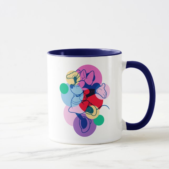Colorful Minnie Mouse Modern Pop Art Mug (Right)