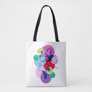 Colorful Minnie Mouse Modern Pop Art Tote Bag