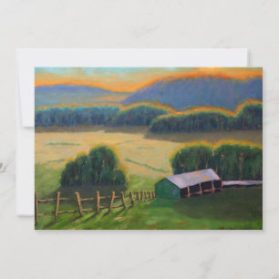 Colorful Missouri Ozark Mountain Birthday Invitation