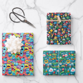 Colorful Mix Themed Wrapping Paper Sheets