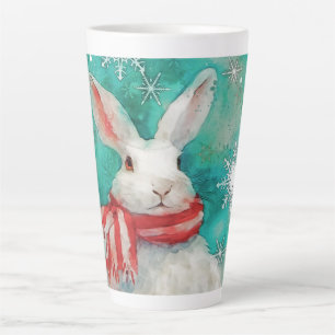 Colorful Mixed Media Print Holiday Mug AP446B1