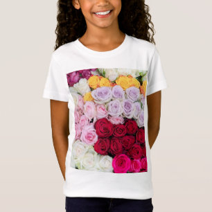 Colorful Mixed Roses T-Shirt