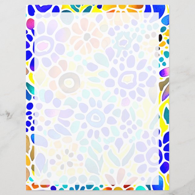 Colorful mod floral (Front)