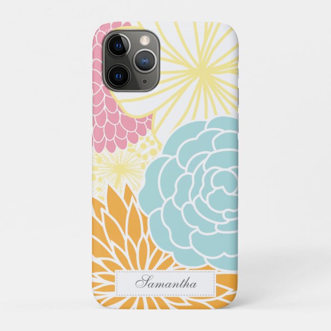 Colorful Mod Florals Case-Mate iPhone Case