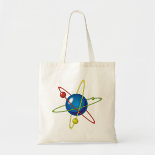 Colorful Model of the Atom Tote Bag