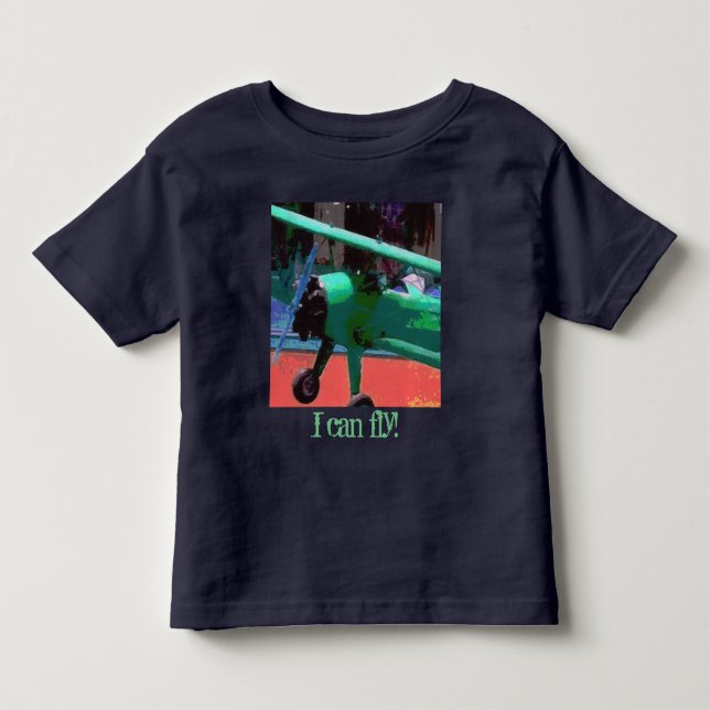 Colorful Model Plane Toddler T-shirt (Front)