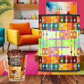 Colorful Modern Abstract Art Pattern Lamp
