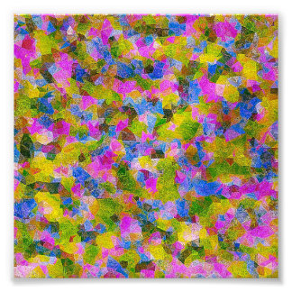 COLORFUL MODERN ABSTRACT ART  PHOTO PRINT
