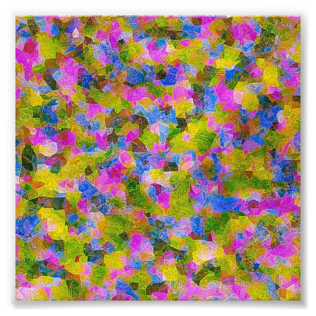 COLORFUL MODERN ABSTRACT ART  PHOTO PRINT (Front)