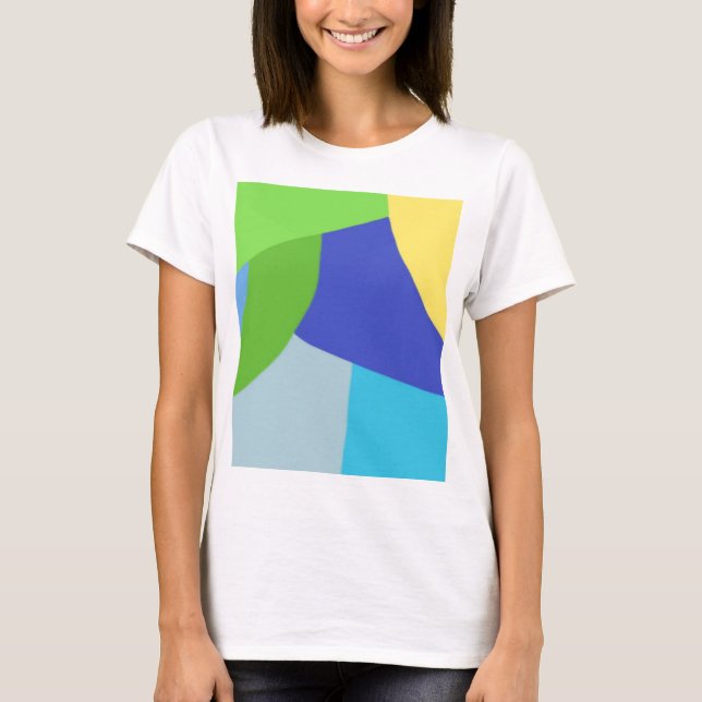colorful modern abstract art T-Shirt (Front)