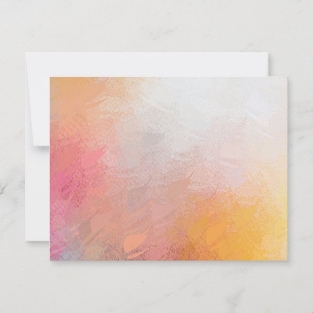 Colorful Modern Abstract Artwork Blank Template (Front)
