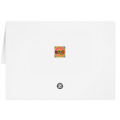 Colorful Modern Abstract Blues Inspirivity Cards (Back Horizontal)