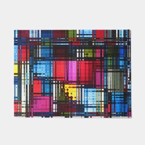 Colorful Modern Abstract Doormat
