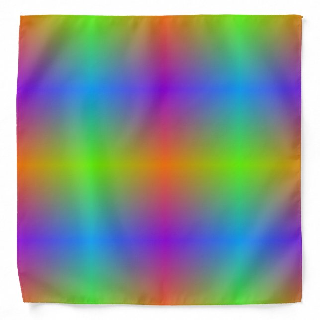 Colorful Modern Abstract Elegant Template Bandana (Front)