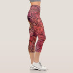 Colorful Modern Abstract Girly Pattern Capri Leggings<br><div class="desc">This modern design features a colorful abstract pattern #leggings #clothing #apparel #gifts #fitness #sports #fitnessapparel #fitnessclothing #fashion #fashionable #style #stylish #trendy #trending</div>