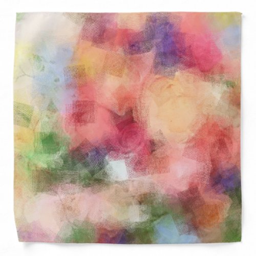 Colorful Modern Abstract Picture Elegant Template Bandana