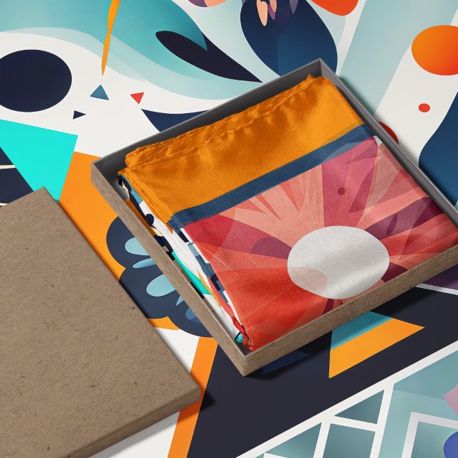 Colorful Modern Abstract Scarf (Creator Uploaded)