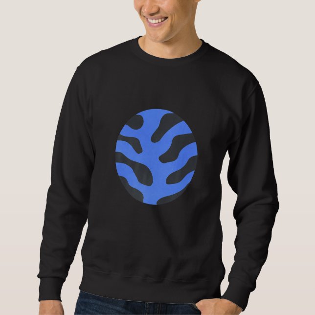 Colorful Modern Abstract Shapes   Sweatshirt (Front)