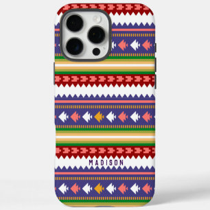 Colorful Modern Ceometric Pattern Personalized iPhone 16 Pro Max Case