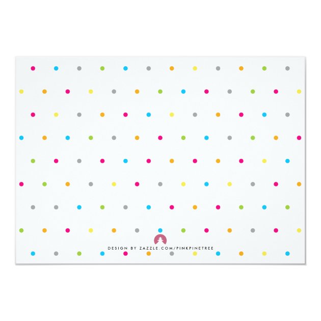 Colorful Modern Clean Neutral Baby Sprinkle Invite