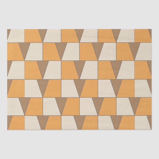 Colorful Modern Contemporary Geometric  Tissue Paper (Front)
