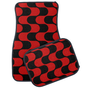 Colorful Modern Cute Geometric Pattern Car Floor Mat