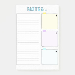 Colorful Modern Cute Paper Notes