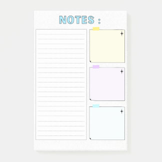 Colorful Modern Cute Paper Notes