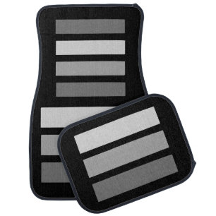 Colorful Modern Cute Stripes Pattern Car Car Floor Mat