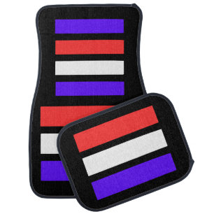 Colorful Modern Cute Stripes Pattern          Car Floor Mat