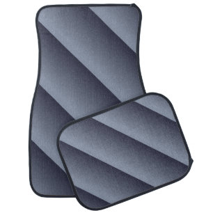 Colorful Modern Cute Stripes Pattern Car Floor Mat