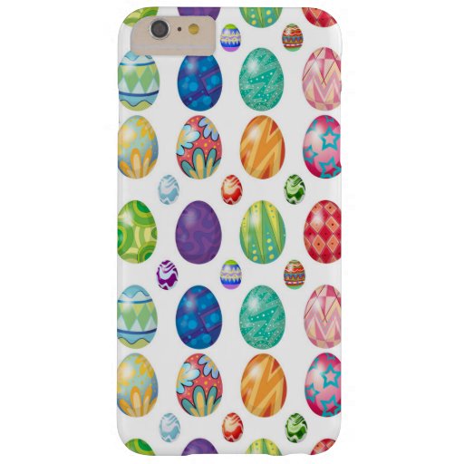 Colorful Modern Easter Eggs Pattern | Holidays Barely There iPhone 6 Plus Case