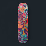 Colorful Modern Floral Girly Pattern Trendy Cool Skateboard<br><div class="desc">This modern design features a cool and trendy colorful abstract floral pattern #skateboarding #skate #skateboard #skatelife #sk #skateboardingisfun #skater #skatepark #skateshop #skateeverydamnday #skateeverydamnday #skateboarder #skateboards #skating #life #skatergirl #trendy #cool #outdoor #sports #gift #gifts</div>