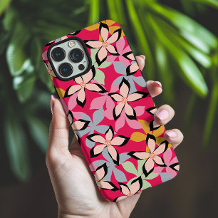 Colorful Modern Floral Pattern Bright Botanical iPhone 16 Pro Max Case