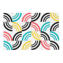 Colorful, modern, fun, cheerful geometric graphic