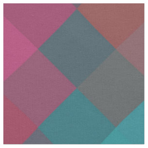 Colorful Modern Geometric Diamond Pattern #2 Fabric